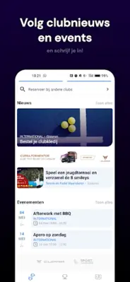 Tennis & Padel Vlaanderen android App screenshot 0
