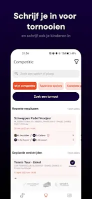 Tennis & Padel Vlaanderen android App screenshot 3
