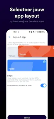 Tennis & Padel Vlaanderen android App screenshot 5